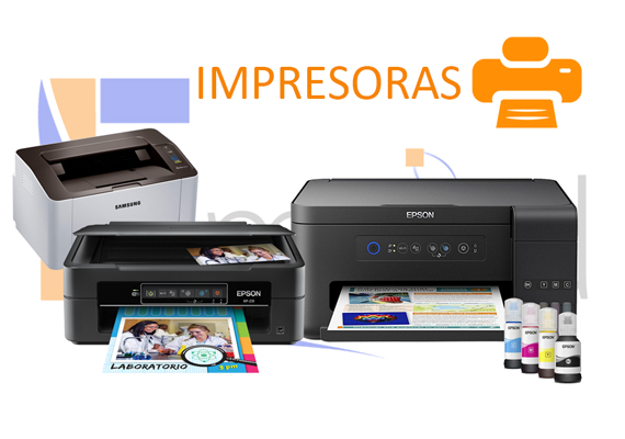 Contamos con diferentes tipos de impresoras para cualquier tipo de trabajo: Laser, Inyeccion de tinta, matriz de punto, etc.