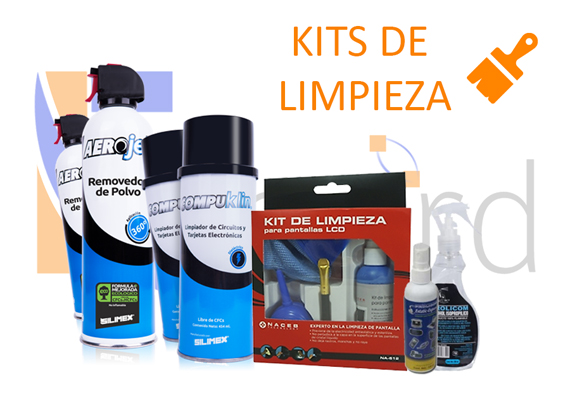 Venta de Kits de limpieza para tu comptadora de escritorio o portátil.